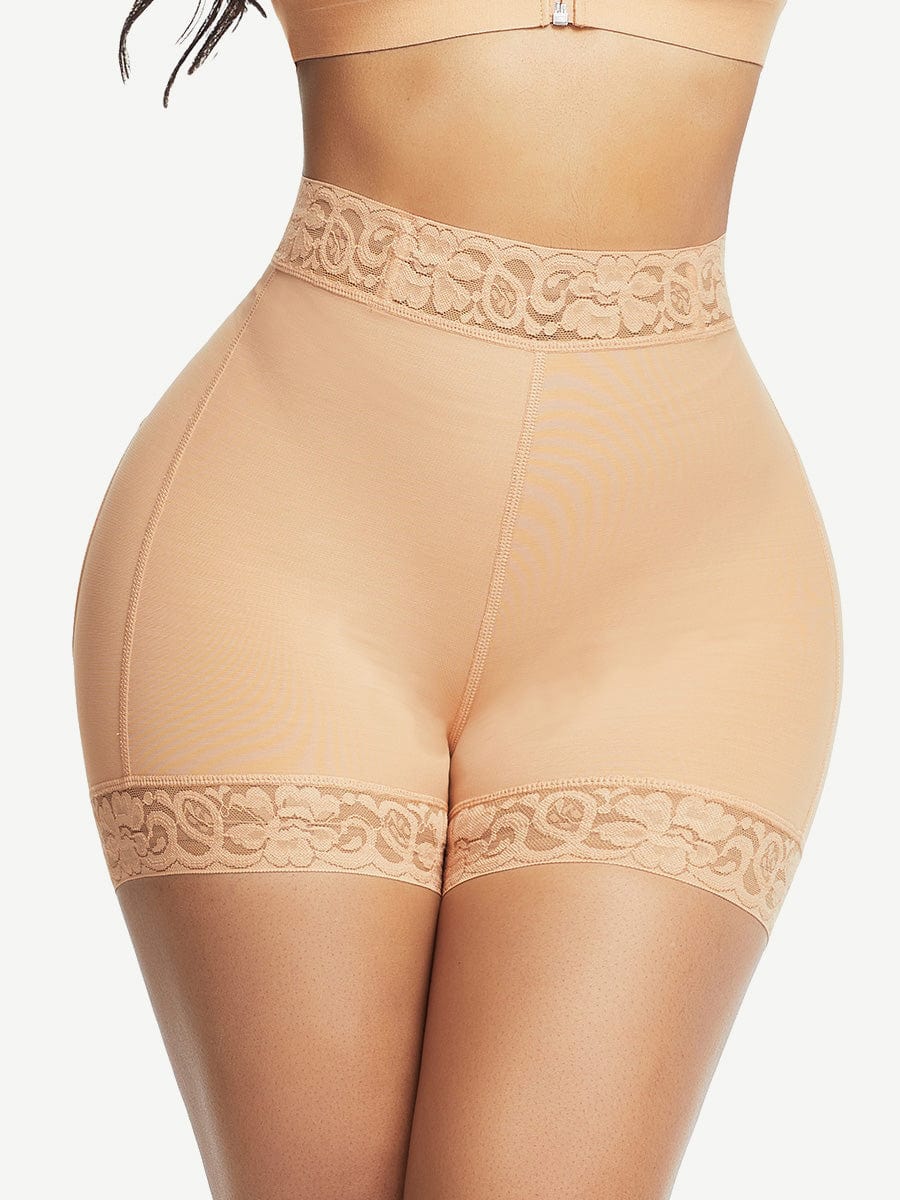 Good High Waist Lace Butt Enhancer Panty Curve Smoothing