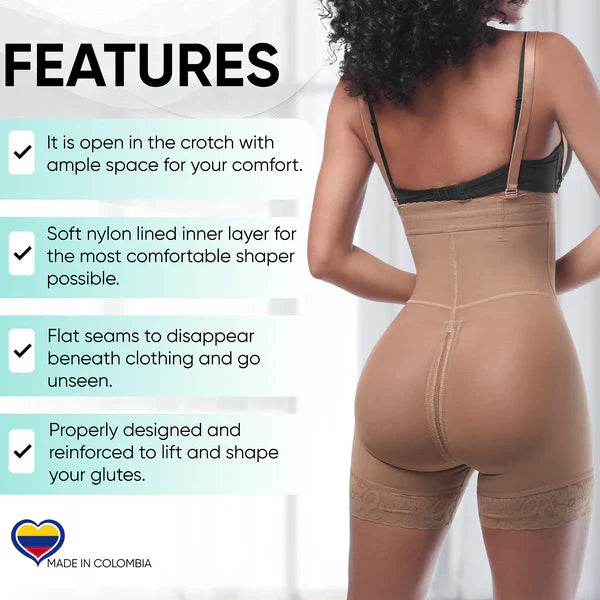 Christine -Strapless Short Colombian Faja
