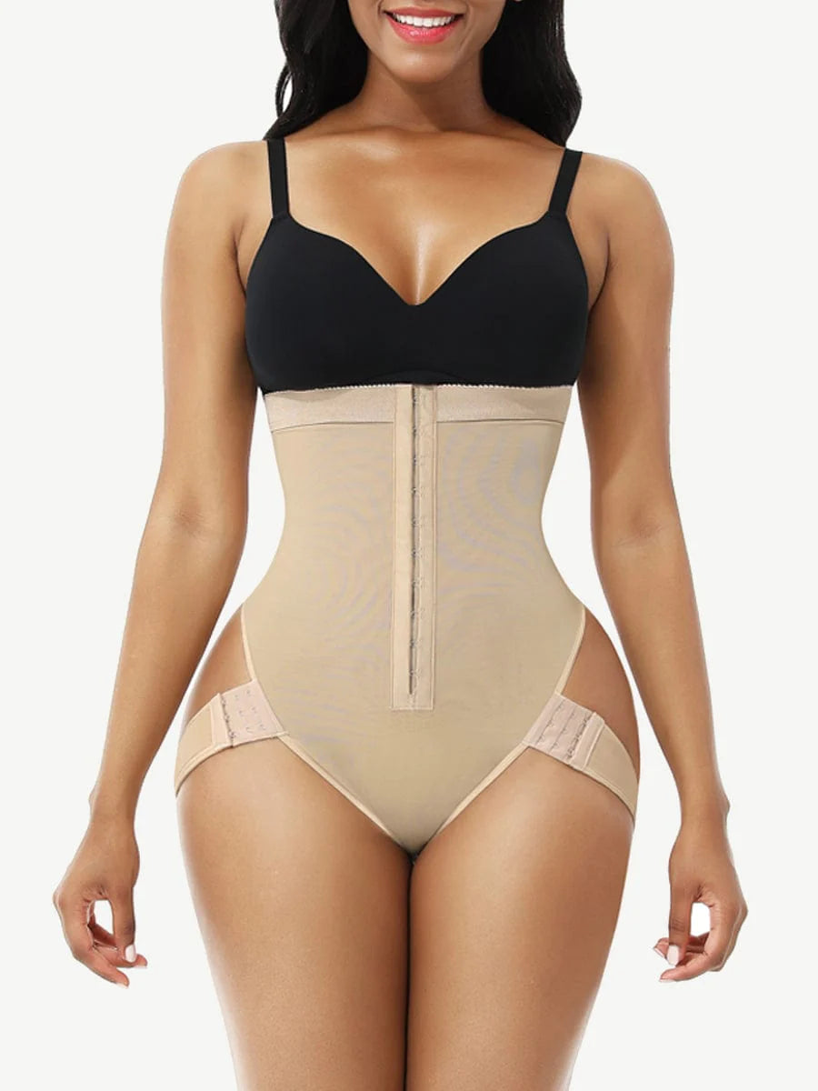 High Waist Butt Lifter Thong With 2 Side Straps